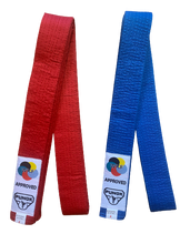 Cargar imagen en el visor de la galería, PACK KARATEGI KUMITE BLITZ II  2 CHAQUETAS PUNOK + PROTECCIONES (peto no incluido) + CINTOS