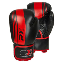 Cargar imagen en el visor de la galería, GUANTES BOXEO NEGRO-ROJO PX