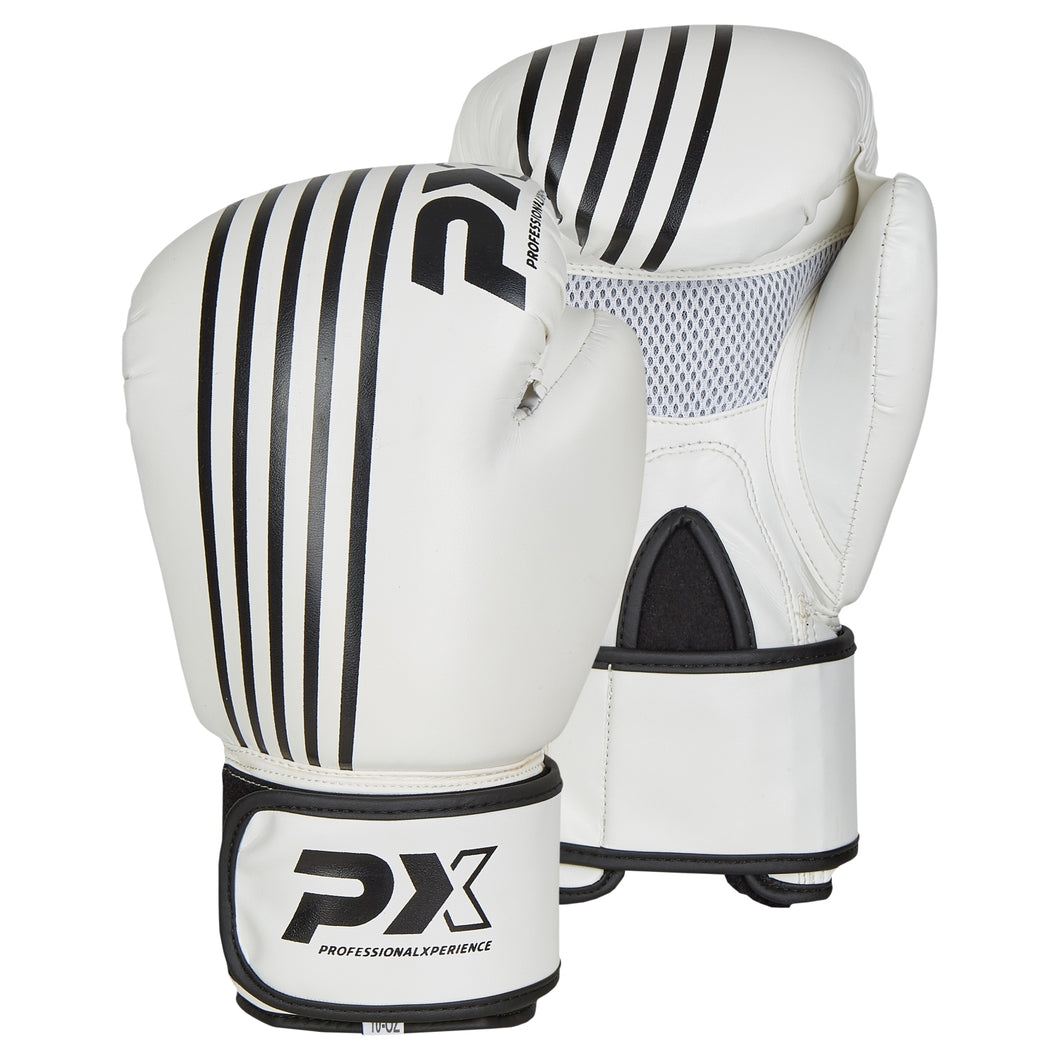 GUANTES BOXEO SPARRING BLANCOS PX