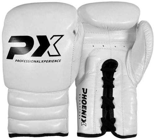 GUANTES BOXEO BLANCOS PX COMPETITION