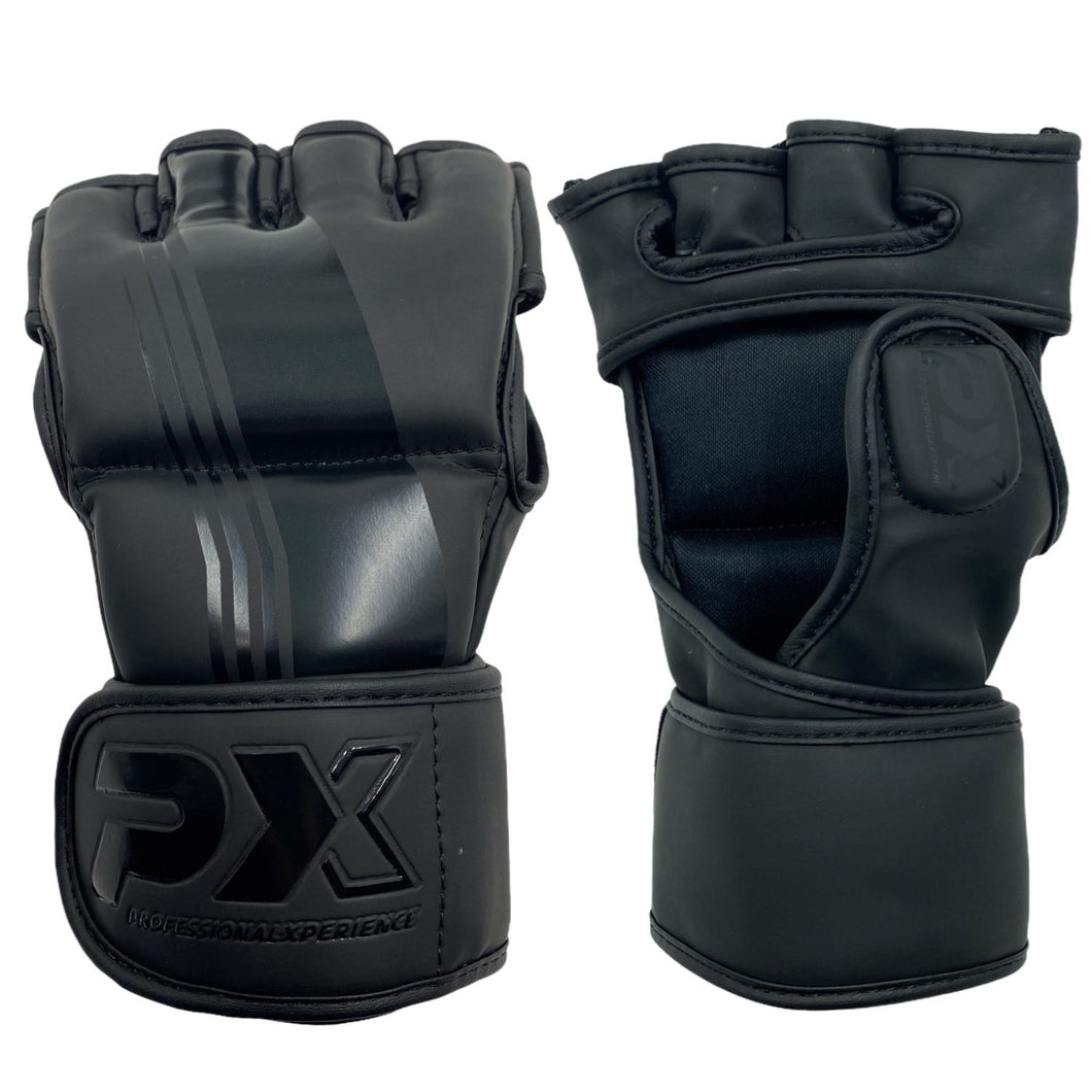 GUANTILLAS MMA NEGRAS PX PRO TECH X-TRA