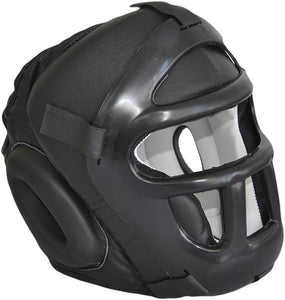 CASCO PROTECTOR DE CUERO CON REJILLA PX