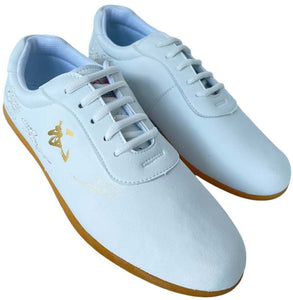 ZAPATILLAS DE ARTES MARCIALES WU CUERO BLANCO