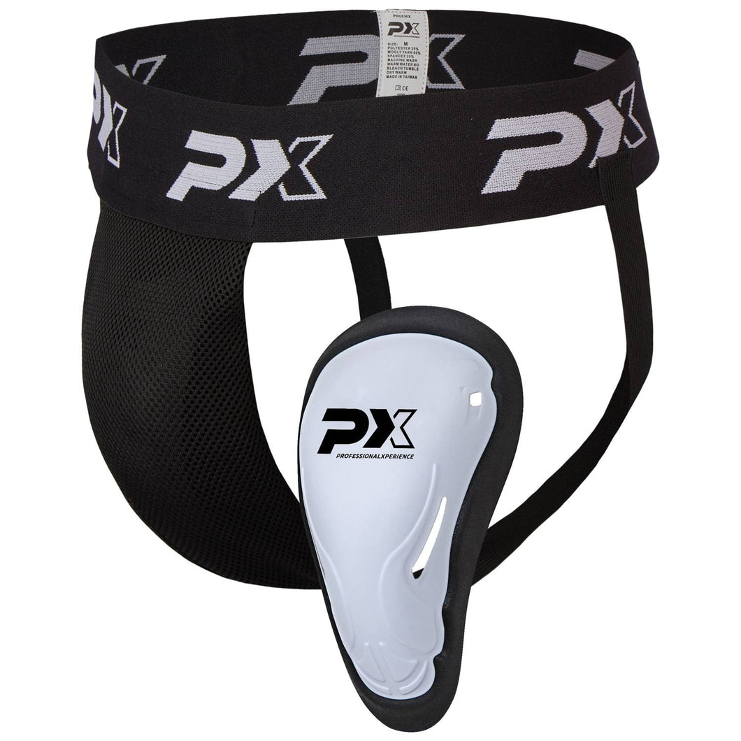 COQUILLA MASCULINA CON SUSPENSOR PX SHOCK TECH 2