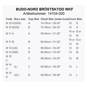 PROTECTOR DE SENOS (CARCASA) BUDO-NORD WKF