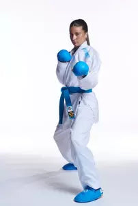 PACK KARATEGI KUMITE MIRAI 2 CHAQUETAS (AZUL-ROJO) + CINTURÓN  ROJO Y AZUL BUDO-NORD