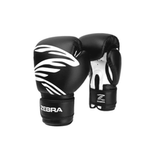 Cargar imagen en el visor de la galería, GUANTES BOXEO ZEBRA FILLY KIDS NEGRO