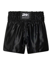 Cargar imagen en el visor de la galería, SHORTS MUAY THAI NEGRO PX LEGACY THAI