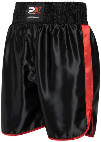 SHORTS BOXEO NEGRO-ROJO PX LEGACY