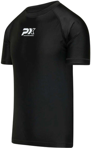 RASHGUARD NEGRO PX LEGACY MANGA CORTA