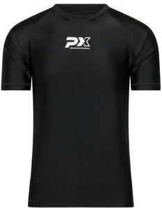 RASHGUARD NEGRO PX LEGACY MANGA CORTA