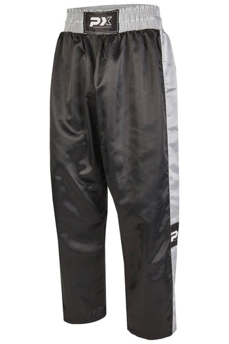 PANTALÓN KICKBOXING NEGRO-GRIS PX TOPFIGHT