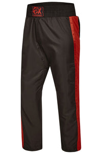 PANTALÓN KICKBOXING NEGRO-ROJO PX "DYNAMIC"