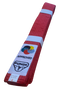 CINTURÓN KARATE COMPETICIÓN KUMITE PUNOK ROJO