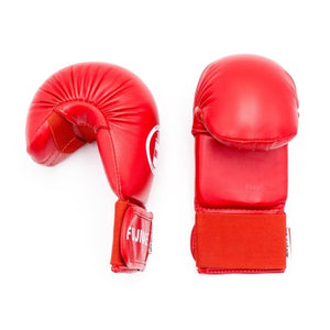 GUANTILLA KARATE ROJO SIN PULGAR RFEK FUJIMAE ADVANTAGE