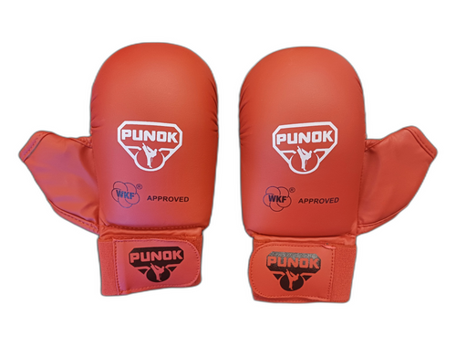 GUANTILLA KARATE PUNOK WKF CON PULGAR ROJO