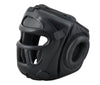 CASCO NEGRO CON MÁSCARA PROTECTORA JUSPORTS