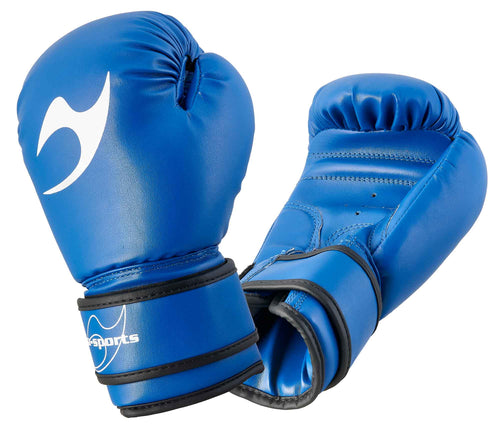 GUANTES BOXEO KIDS AZUL JUSPORTS