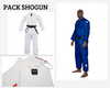 PACK JUDOGI SHOGUN IJF 730GR BLANCO + AZUL FIGHTART