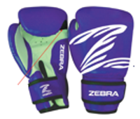 GUANTES BOXEO ZEBRA FILLY KIDS AZUL