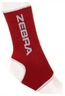 TOBILLERA ZEBRA FITNESS ROJO