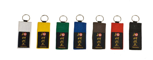 LLAVERO MINI CINTURÓN TAEKWONDO JUSPORTS