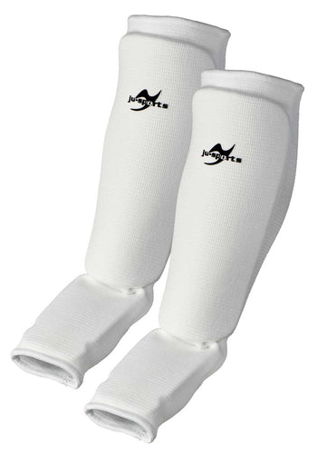 ESPINILLERAS CON EMPEINE  JUSPORTS BLANCO