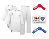 PACK KARATEGI KUMITE BLITZ II  2 CHAQUETAS LOGO AZUL + LOGO ROJO + CINTURÓN  ROJO Y AZUL PUNOK