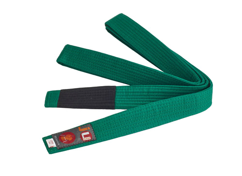 CINTURÓN BJJ INFANTIL VERDE JUSPORTS