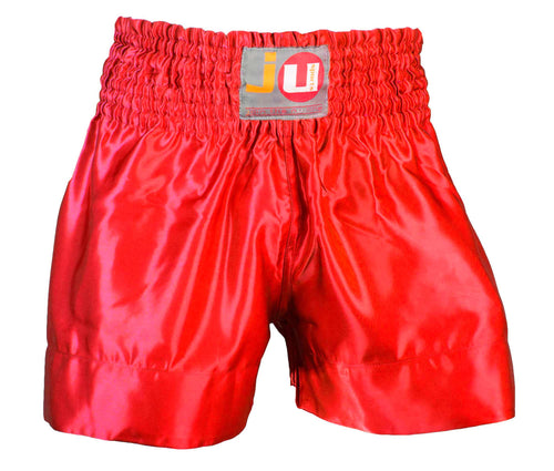SHORT MUAY THAI ROJO INFANTIL JUSPORTS