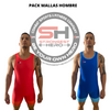 PACK MALLAS DE LUCHA MASCULINAS STRONGEST HERO