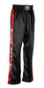 PANTALÓN LARGO NEGRO / ROJO KICK BOXING JUSPORTS