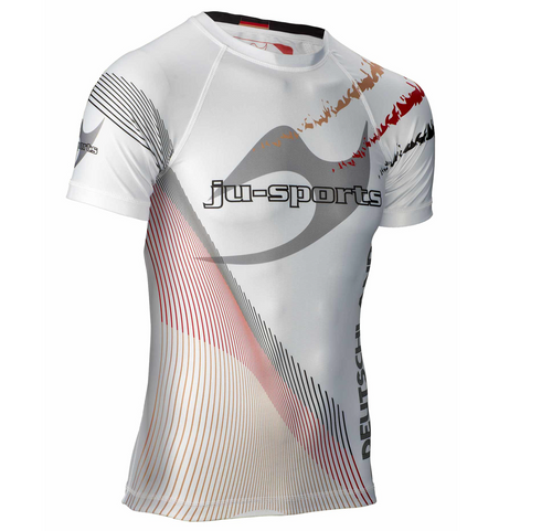 RASHGUARD BAJO GI PRO C18 GERMANY BLANCO JUSPORTS