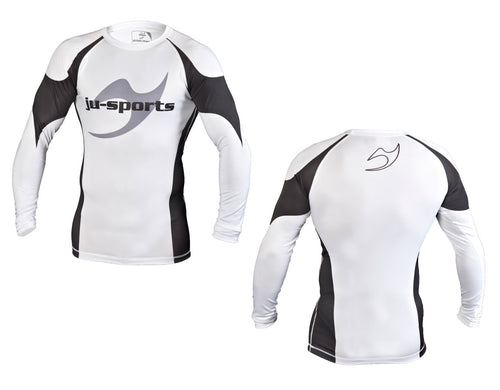 RASHGUARD UNDER GI PRO C13 BLANCO MANGA LARGA JUSPORTS