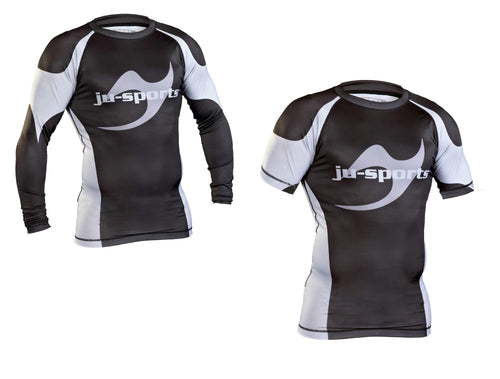 SET RASHGUARD MANGA LARGA + MANGA CORTA JUSPORTS