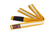 CINTURÓN BJJ INFANTIL AMARILLO / BLANCO JUSPORTS