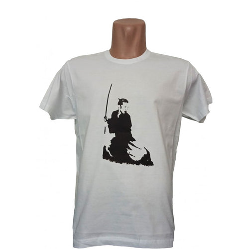 CAMISETA SAMURAI LAIDO BLANCA