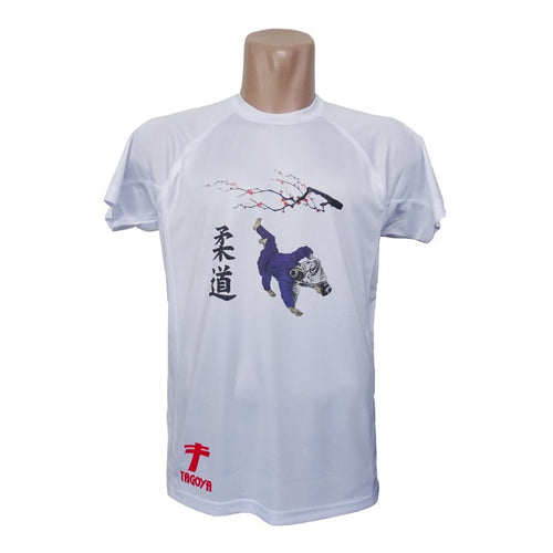 CAMISETA TÉCNICA BLANCA JUDO SAKURA TAGOYA