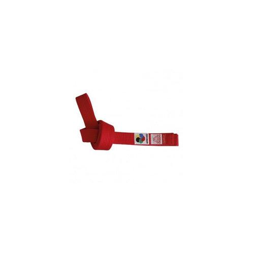 CINTURÓN KAPPA KARATE WKF ROJO