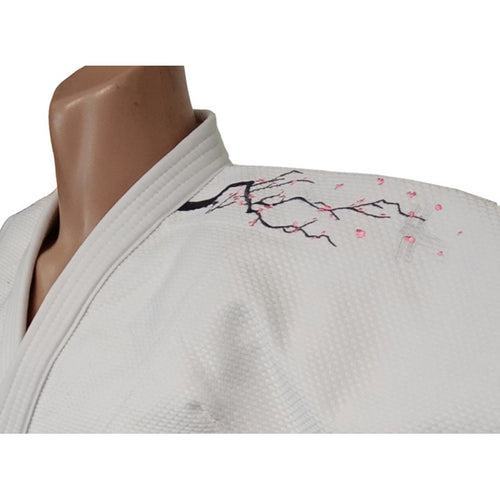 JUDOGI LADY MASTER BUDO BLANCO (CORTE ENTALLADO) TAGOYA 750GR
