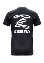 Cargar imagen en el visor de la galería, CAMISETA ZEBRA NEGRO MANGA CORTA